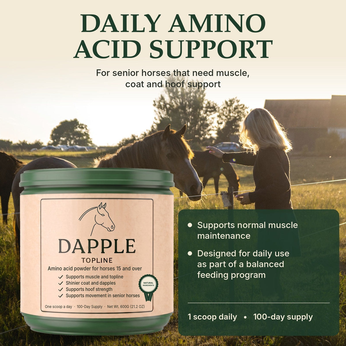 Daily amino support